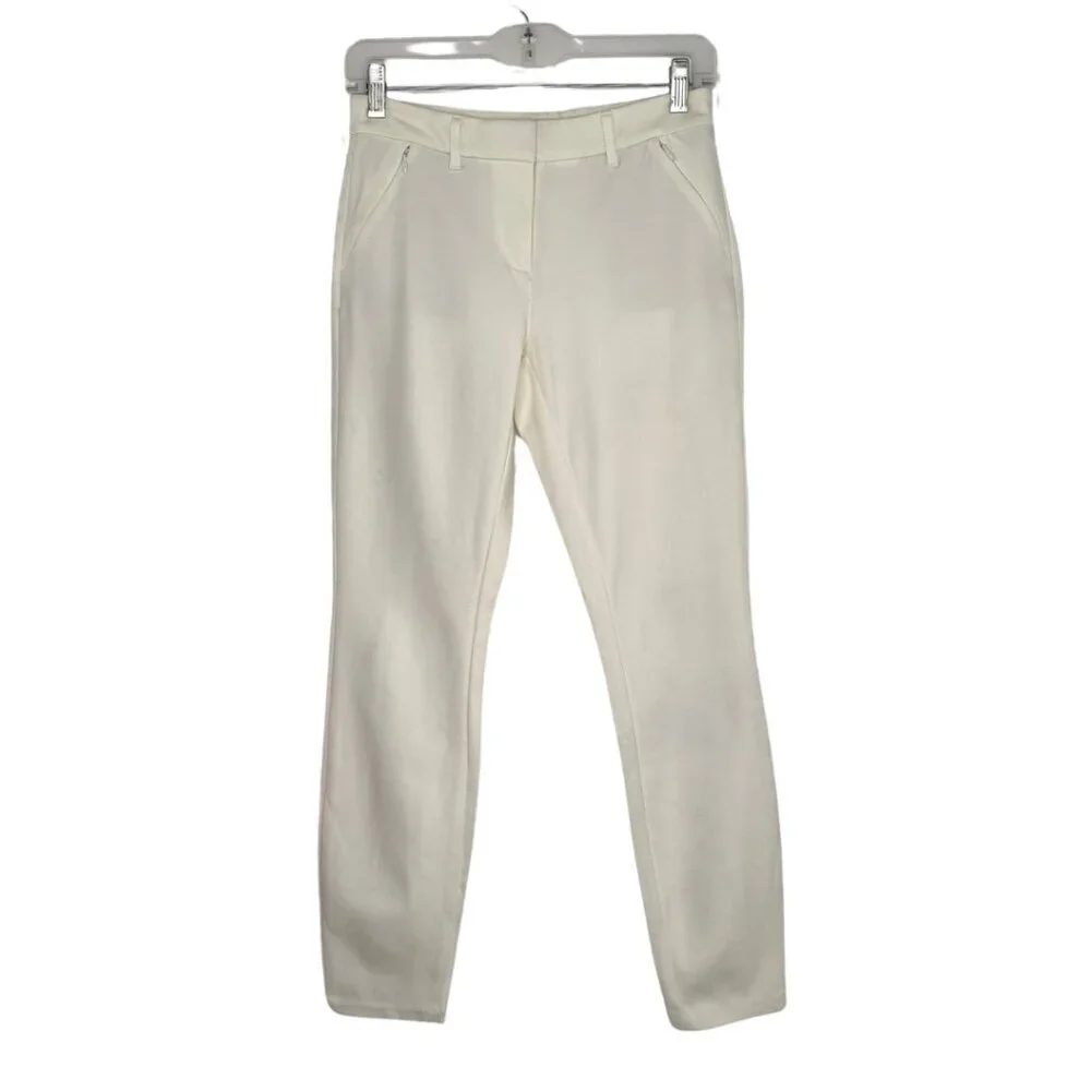 White House Black Market White Skinny Leg Stretch Pants, Size OR/XS #272 - Picture 2 of 12